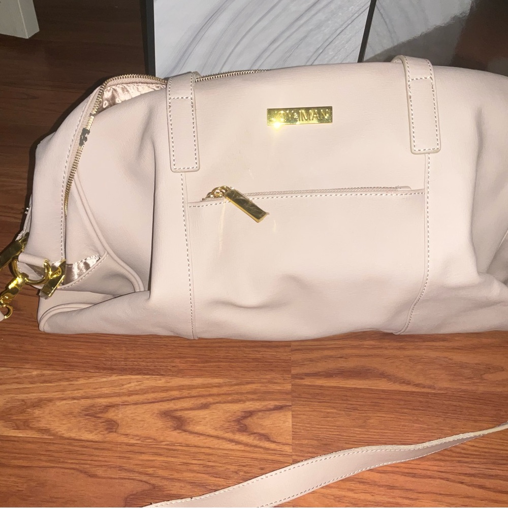 Aldo Women's Cream Travel Bag with Gold Details